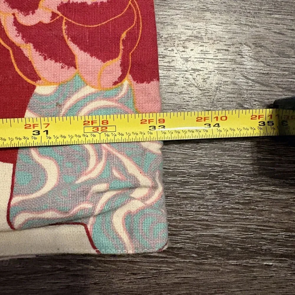 Pier 1 Table Runner Vibrant Colors Cottagecore Shabby Chic Dopamine Maxamalist